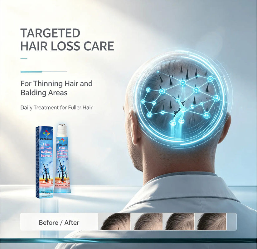Biotin Hair Growth - عصا نمو الشعر ذات الثلاثة رؤوس