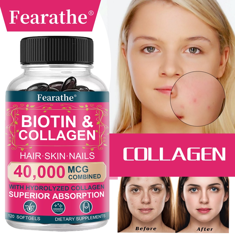 Biotin Hair Growth - بيوتين، كولاجين، حمض الهيالورونيك والكيراتين -