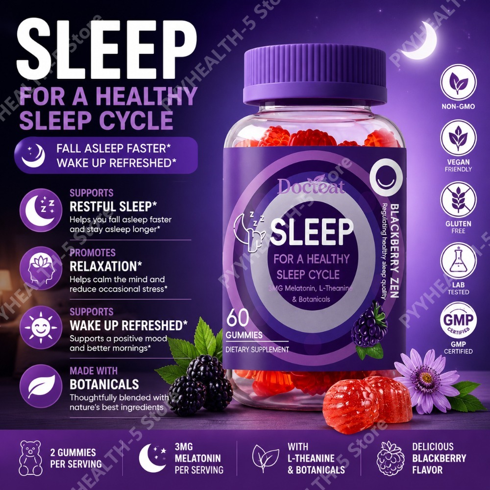 Melatonin Sleep Gummy - حلوى النوم دوكتيت 3 ملغ ميلاتونين