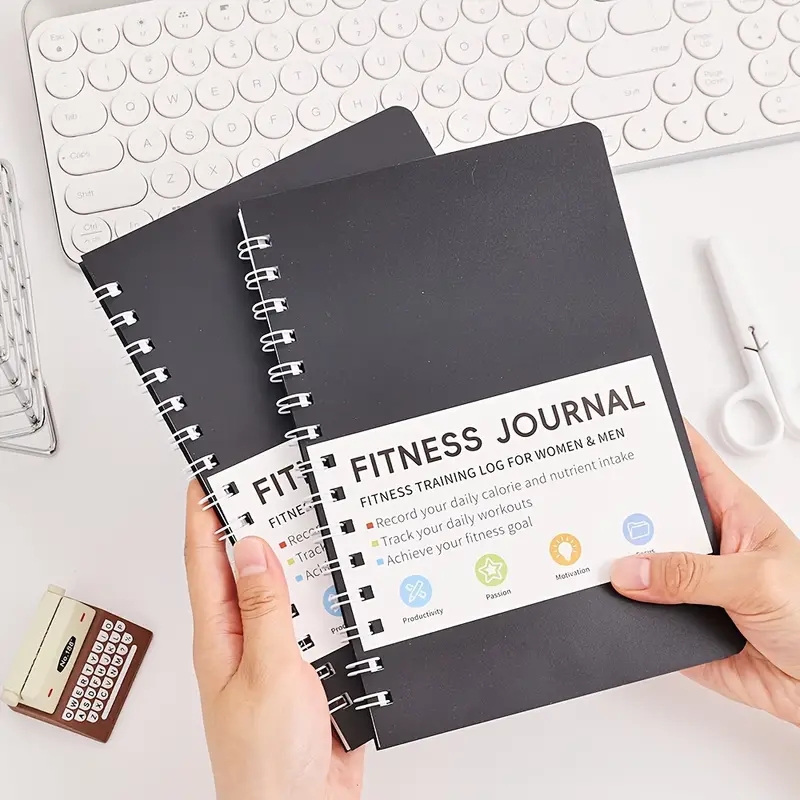 Nutrition And Exercise - دفتر يوميات للياقة البدنية، مخططات التمارين