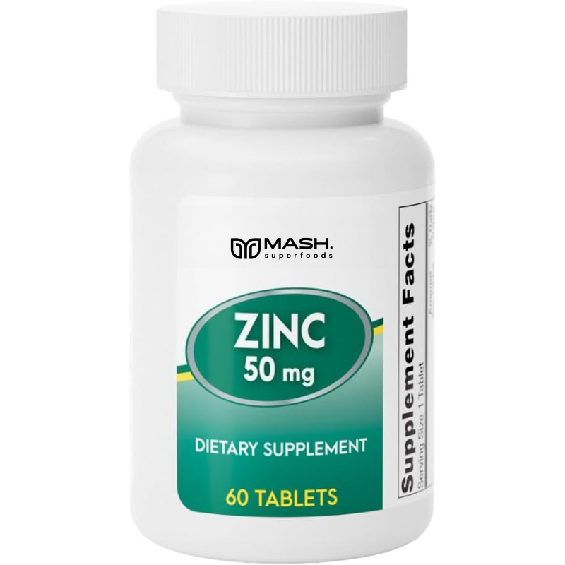 Zinc Supplement 50Mg - زنك MG50 | كبسولات زنك جلوكونات