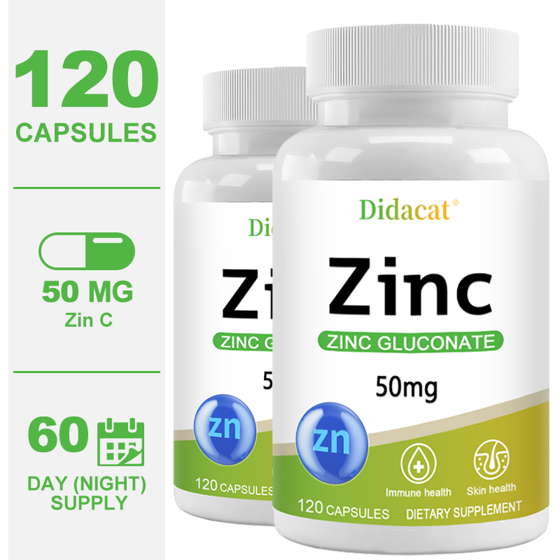 Zinc Supplement 50Mg - زنك 50 ملجم - مع جلوكونات