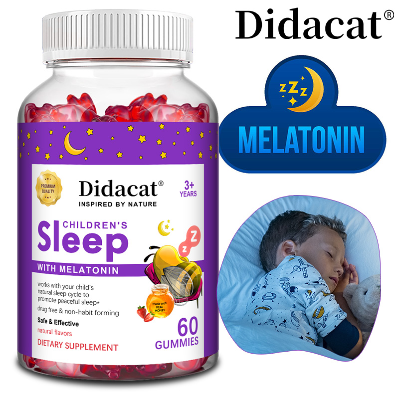 حلوى الميلاتونين للأطفال - دعم - مراجعة Melatonin Sleep Gummy وسعره