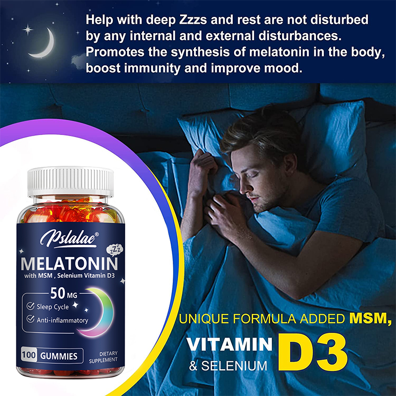 علكة الميلاتونين 50 ملغ - مساع - مراجعة Melatonin Sleep Gummy وسعره
