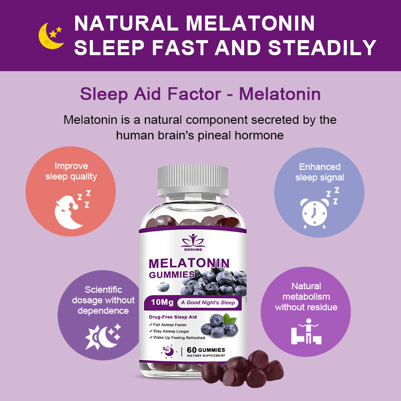حلوى الميلاتونين للنوم 10 ملغ  - مراجعة Melatonin Sleep Gummy وسعره