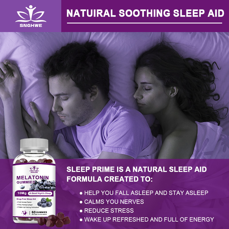 حلوى الميلاتونين للنوم 10 ملغ  - مراجعة Melatonin Sleep Gummy وسعره