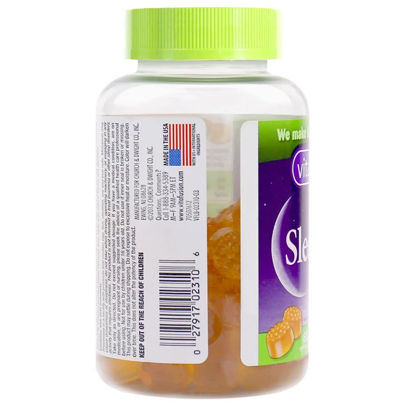 حلويات فيتا فيوجن سليبويل الأم - مراجعة Melatonin Sleep Gummy وسعره