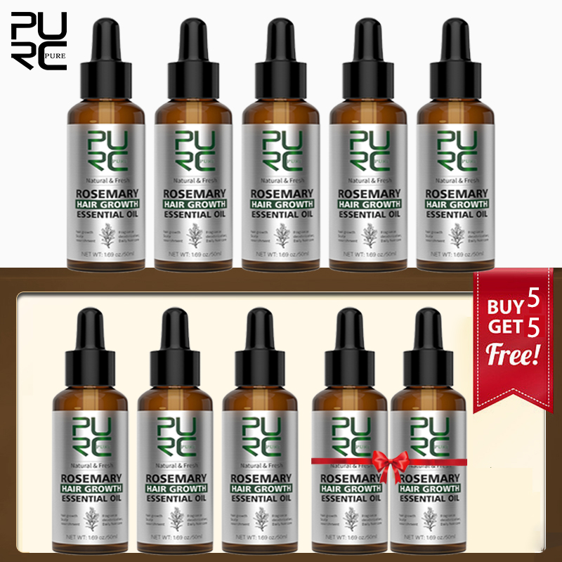 مجموعة زيت إكليل الجبل من PURC - مراجعة Biotin Hair Growth وسعره