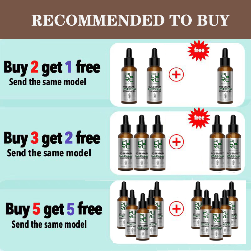 مجموعة زيت إكليل الجبل من PURC - مراجعة Biotin Hair Growth وسعره