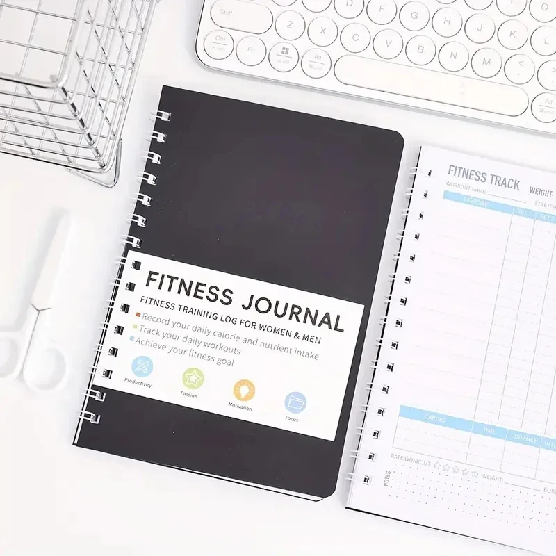 دفتر ملاحظات حلزوني لخطط التما - مراجعة Nutrition And Exercise وسعره