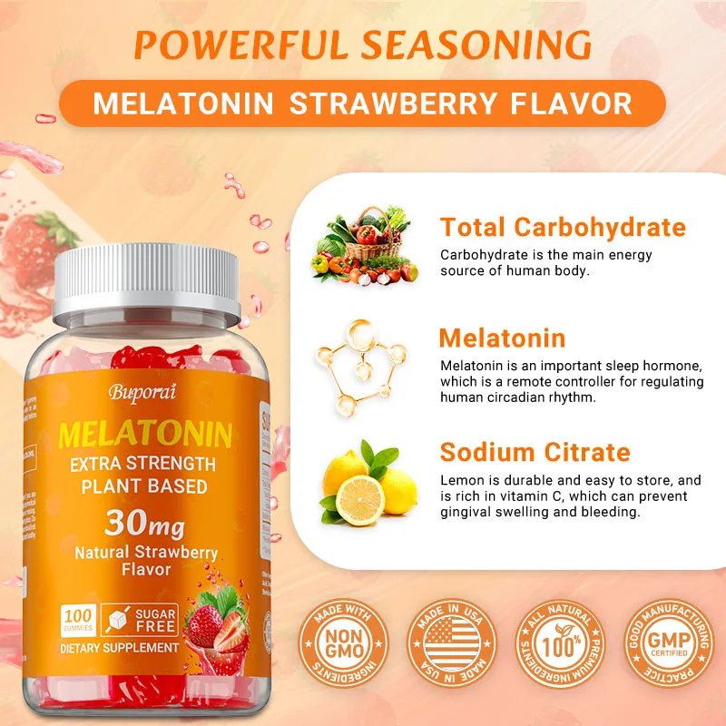 ميلاتونين 30 ملغ - يهدئ العقل، - مراجعة Melatonin Sleep Gummy وسعره