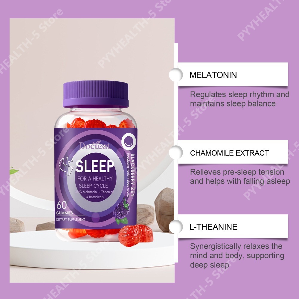 حلوى النوم دوكتيت 3 ملغ ميلاتو - مراجعة Melatonin Sleep Gummy وسعره