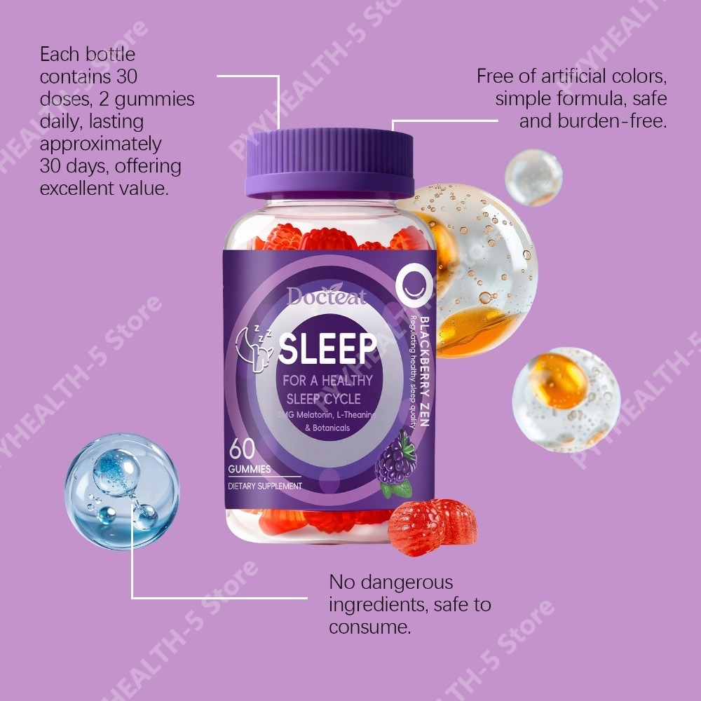 حلوى النوم دوكتيت 3 ملغ ميلاتو - مراجعة Melatonin Sleep Gummy وسعره