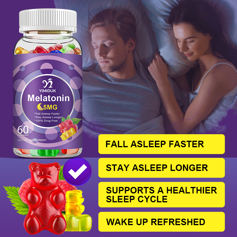 حلوى الميلاتونين 5 ملغ، تساعد  - مراجعة Melatonin Sleep Gummy وسعره