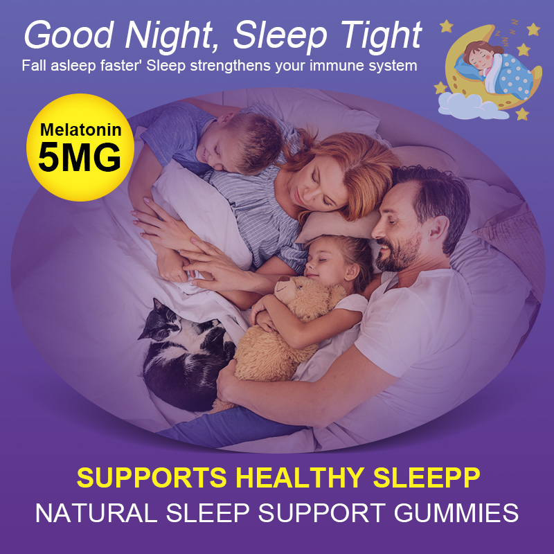 حلوى الميلاتونين 5 ملغ، تساعد  - مراجعة Melatonin Sleep Gummy وسعره