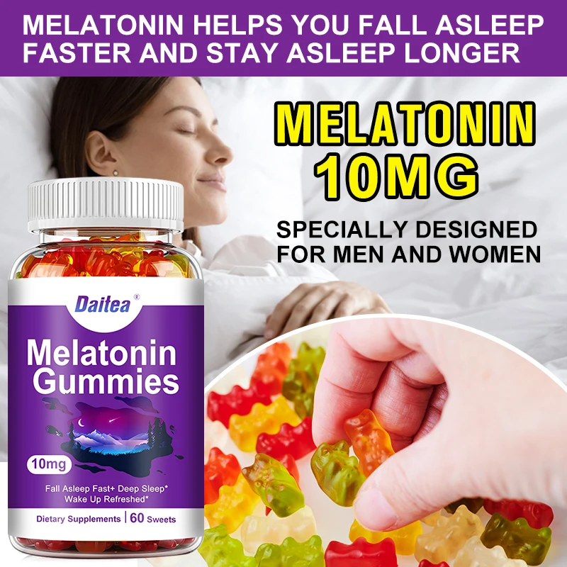 مكمل الميلاتونين 10 ملغ |   يع - مراجعة Melatonin Sleep Gummy وسعره