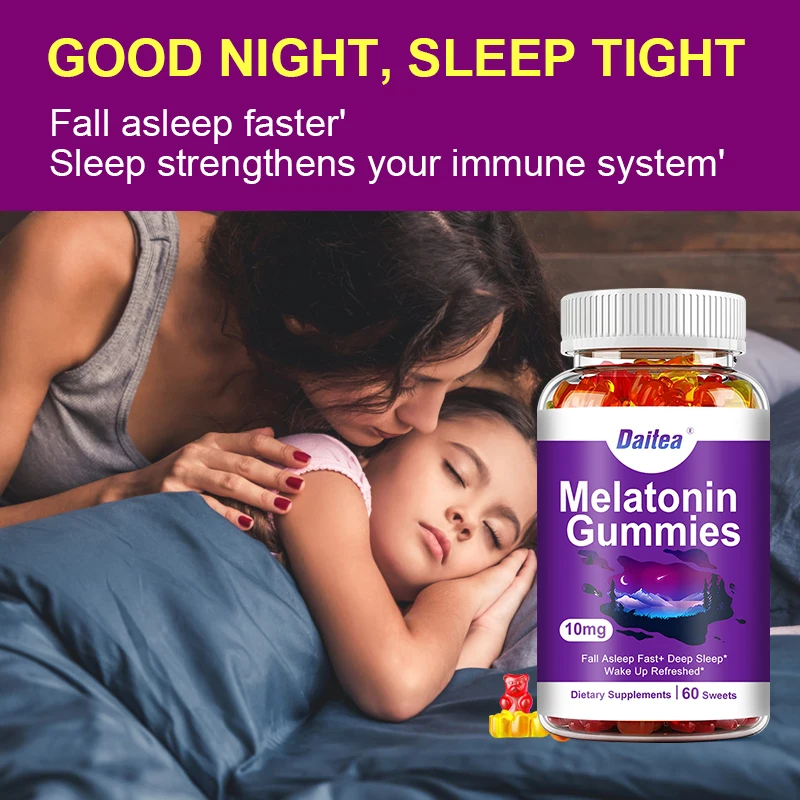 مكمل الميلاتونين 10 ملغ |   يع - مراجعة Melatonin Sleep Gummy وسعره