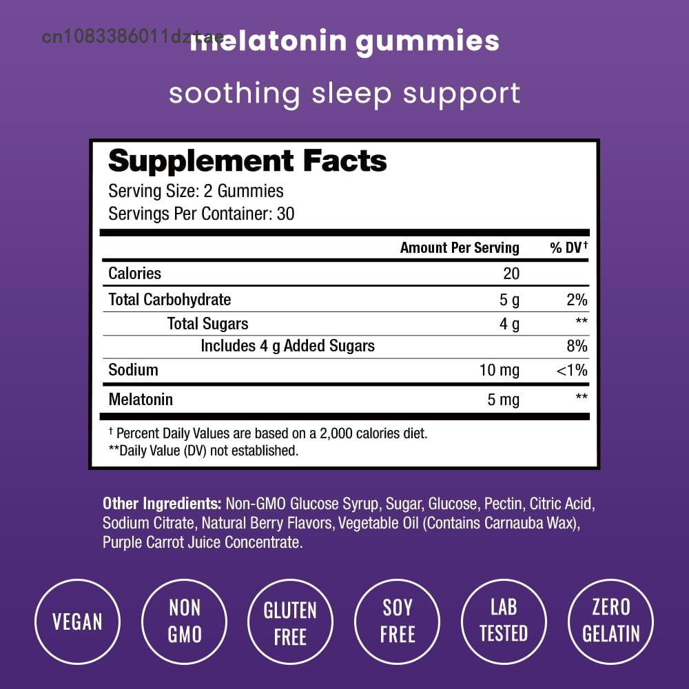 حلوى الميلاتونين - مساعد على ا - مراجعة Melatonin Sleep Gummy وسعره