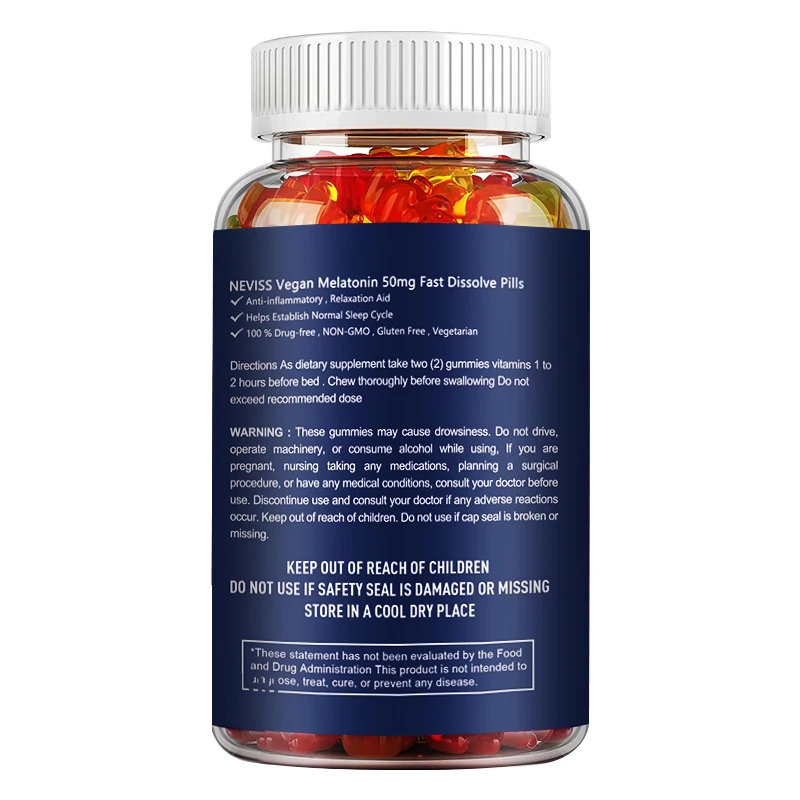 علكة الميلاتونين 50 ملغ - دعم  - مراجعة Melatonin Sleep Gummy وسعره