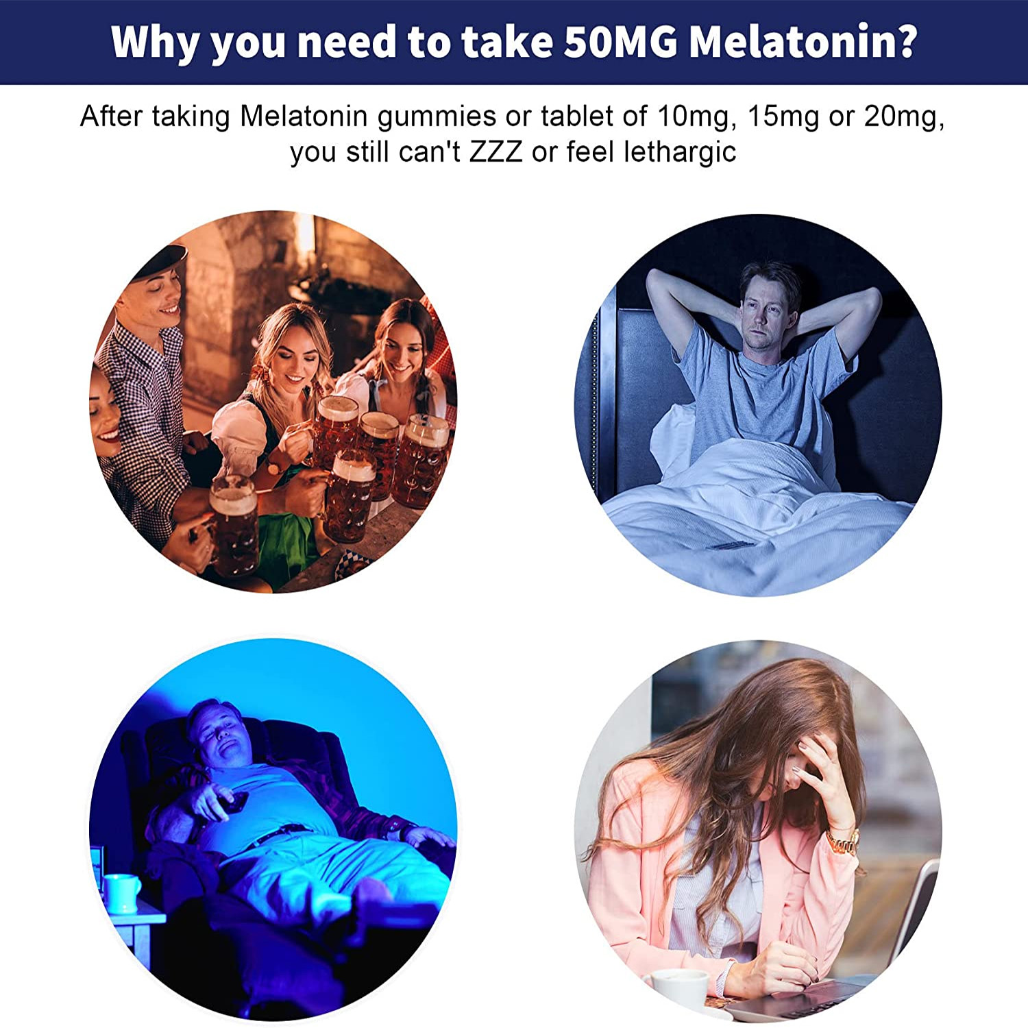 علكة الميلاتونين 50 ملغ - تخفي - مراجعة Melatonin Sleep Gummy وسعره